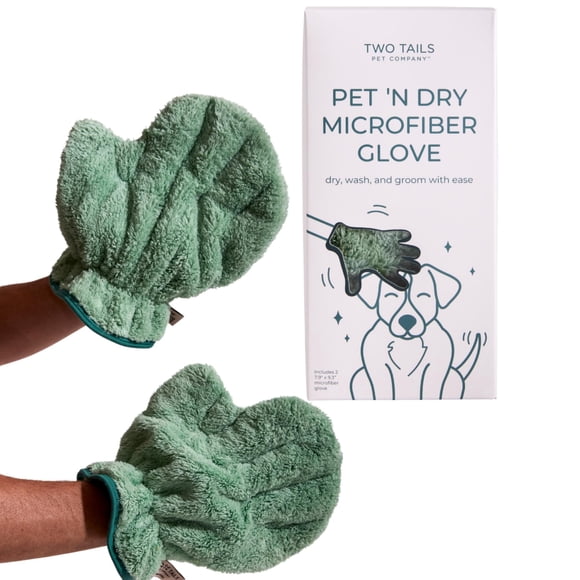 Guantes De Microfibra Para Secar Y Lavar Mascotas