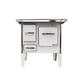 thumbnail image 1 of Cocina a Leña 3P modelo tradicional 72×46 Color Blanco, 1 of 3