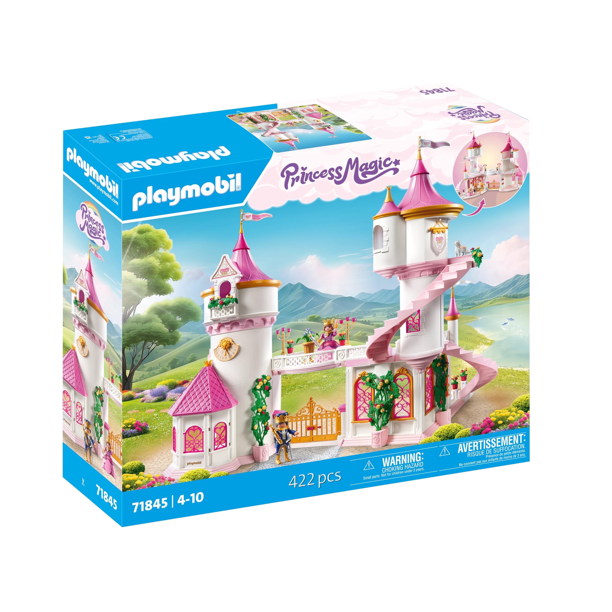 Castillo De Princesa Playmobil Con Pareja Real