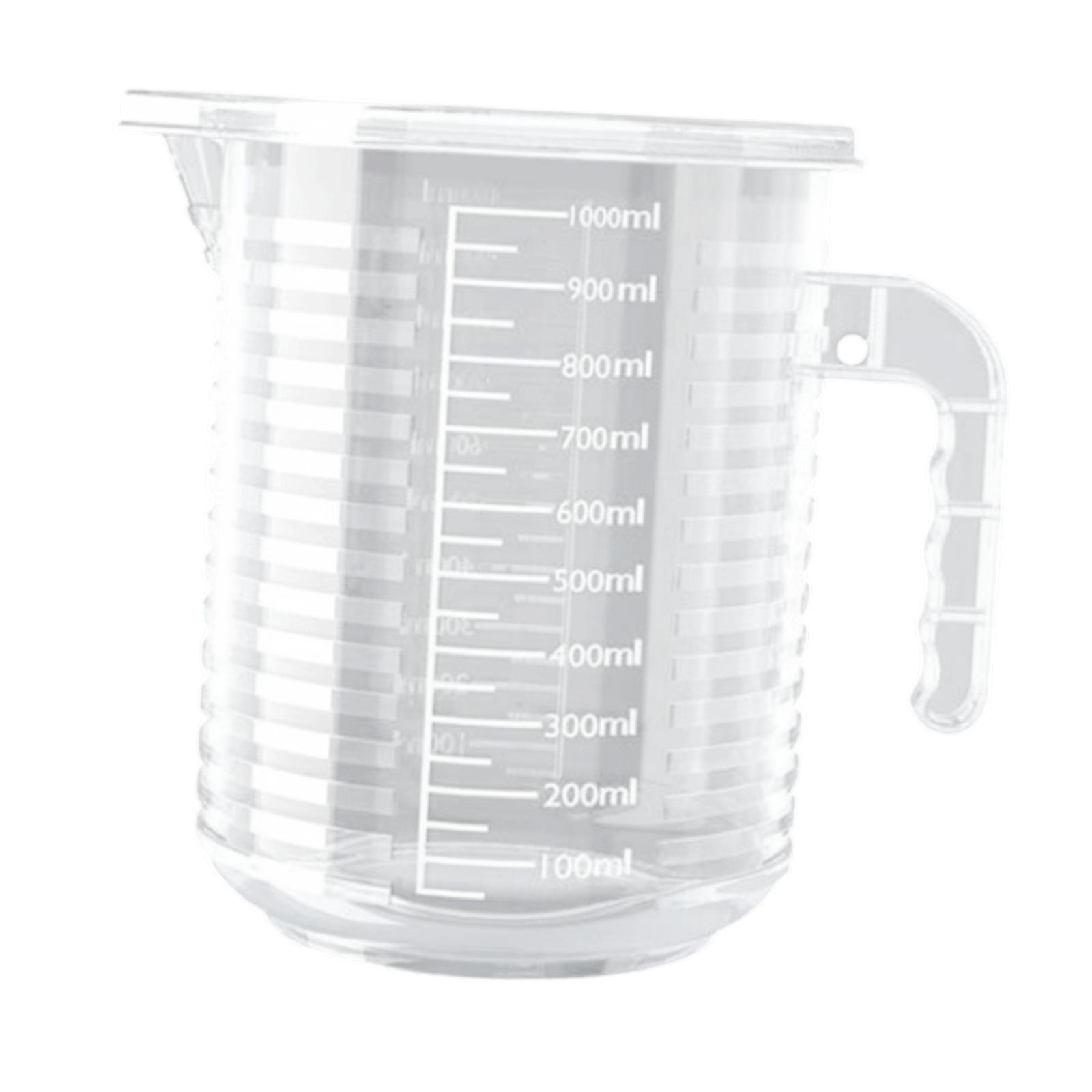 Magideal - Taza Medidora Con Asa, Jarra Medidora Con Tapa, Herramientas De Cocina Prácticas Y Versátiles, Recipiente Para Líquidos Para El Hogar, Restaurante, Té M