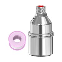 Magideal - Válvula De Bola Flotante Mini Válvula De Flotador Tanque De Agua Automático De Acero Inoxidable Válvula De Control De Agua Válvula Flotante Para Pieza , Entrada Superior B De 1/2Inch