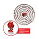 thumbnail image 5 of Ventilador Inal Gc Cf 18 110 Li Sin Baterías Rojo, 5 of 7