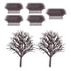 thumbnail image 5 of 70 Uds árboles Modelo 2,36 Pulgadas árbol De Melocotón Para Tren Mesa De Arena Paisaje Paisaje, 5 of 5