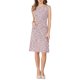 thumbnail image 1 of INSPIRE CHIC Vestido sin mangas de tweed para mujer, atuendo de maestra para el regreso a clases, vestido de oficina con cuello barco, talla M, rojo, 1 of 5