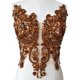 thumbnail image 1 of Aplicación de encaje con pedrería para recortar vestidos y ropa, 1 of 5