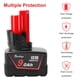 thumbnail image 4 of Batería de repuesto Waitley 12 V 9 Ah para Milwaukee 12V Tools, 4 of 6