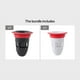 thumbnail image 1 of 1pc Floor Drain Deodorant Silicone Inner Core, Rubber Anti-Odor Floor Drain, Shower Waste Water Drainer, Adjustable Flowback Preventer For Kitchen Bathroom, 1 of 5