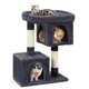 thumbnail image 1 of Feandrea Torre para Gatos 84 cm Percha Grande 2 Cuevas Gris Ahumado, 1 of 9