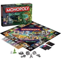 Monopoly Rick Y Morty Usaopoly Juego De Mesa Basado En La Serie De Adult Swim