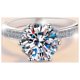 thumbnail image 4 of Anillos de Moissanita de Oro Blanco de 18K de 2-5 Uds para Mujer Regalo Color D Claridad VVS1 Anillos de Compromiso de Diamante Anillo de Plata Esterlina S925 Joyería Alianzas de Boda de Moissanita, 4 of 9