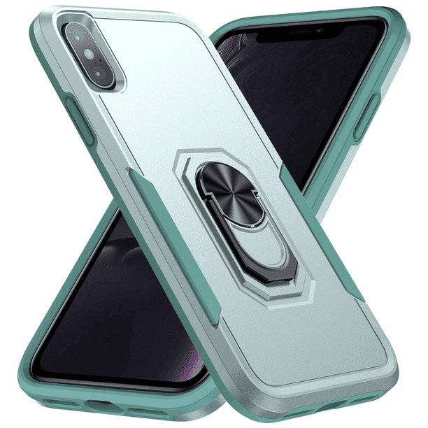 Fashion Heavy Duty Protective Cover Durable Shockproof Case With Ring For IPhone XR / IPhone XS MAX / IPhone X / XS