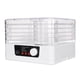 thumbnail image 5 of Máquina Eléctrica Para Alimentos Y Frutas, 5 Bandejas, Grande, Reutilizable, Para Cocina, Alimentos Para Mascotas, Blanco, 5 of 5