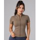 thumbnail image 1 of Polera Deportiva Para Mujer Compresión Manga Corta Con Cierre, 1 of 3