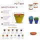 thumbnail image 2 of Set de 3 Maceta Kony 15cm Morena Mostaza y sus platos, 2 of 3