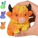 thumbnail image 1 of Vaca highland degradado squishies estrés lento alivio fidget mono vaca exprimible bola adultos, 1 of 5