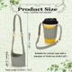 thumbnail image 2 of Uxcell Portabotellas, Soporte para Taza Funda Protectora para Taza de Té, Soporte para Taza de Café de Cuero PU para Uso Diario al Aire Libre Compras Viajes (Gris), 2 of 7