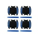 thumbnail image 4 of 8 Piezas Universal Coche Manija De La Puerta Scratch Protector Reflector Pegatinas Azul, 4 of 5