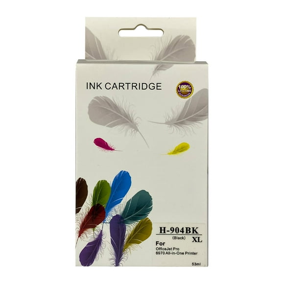 Tinta Negra para 904Xl Officejet Pro 6970 6951 6961 Alternativa