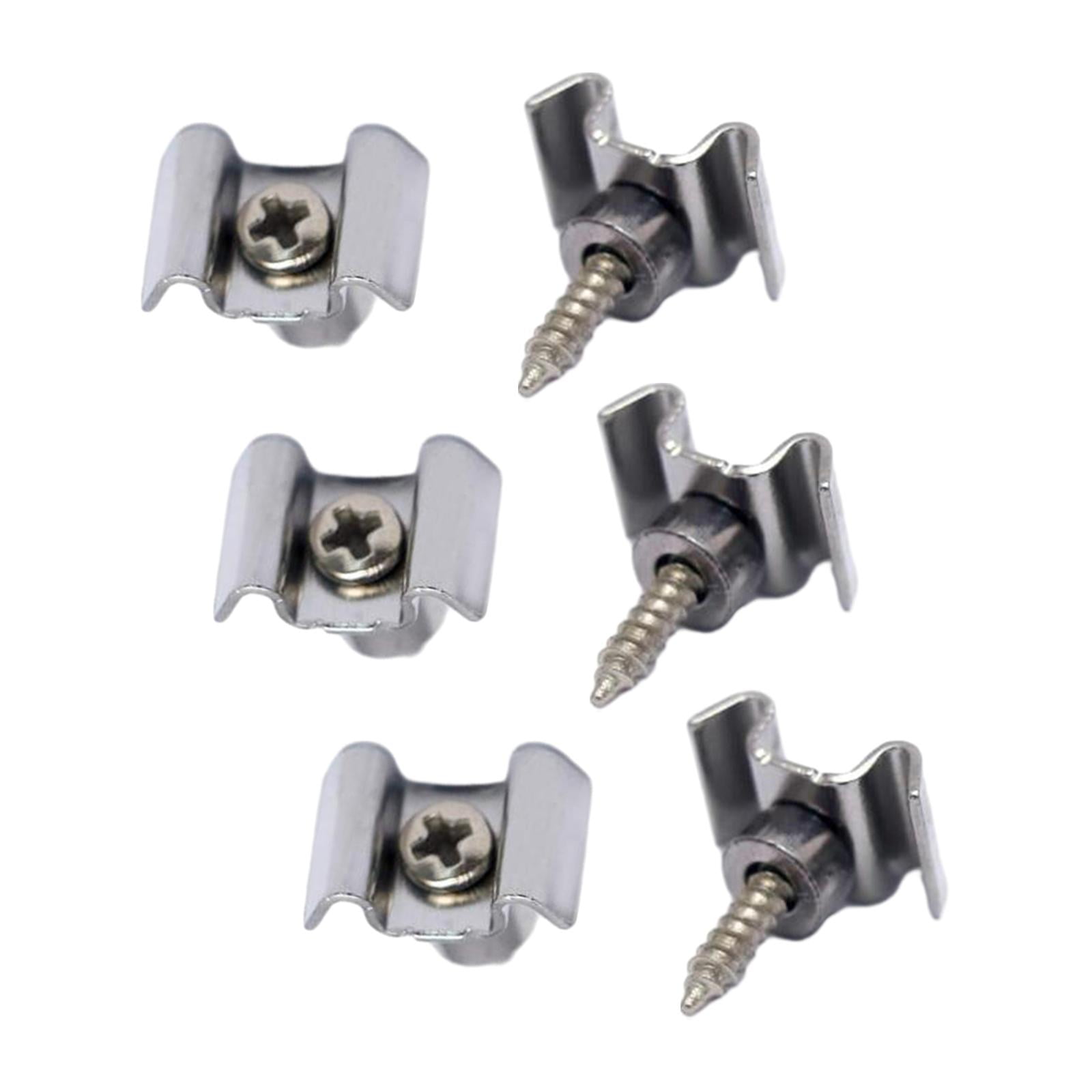 Bothyi - Soporte Para Cuerdas Con Ranura Guía, Guías Duraderas De Retención De Cuerdas Para Guitarra Clásica Plateada