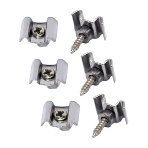 Bothyi - Soporte Para Cuerdas Con Ranura Guía, Guías Duraderas De Retención De Cuerdas Para Guitarra Clásica Plateada