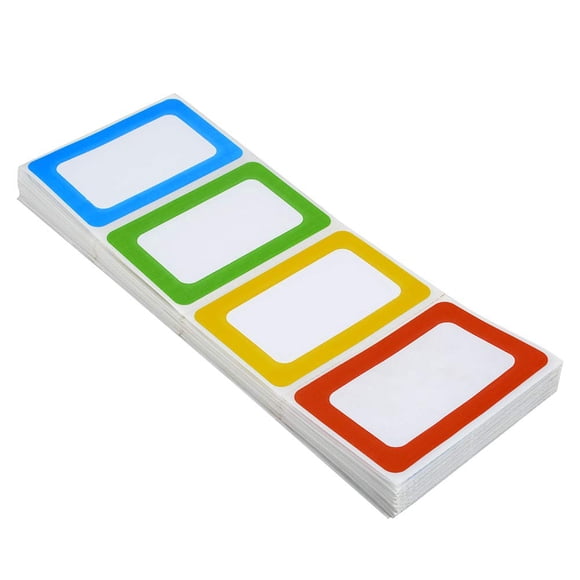 Etiquetas Adhesivas Colorful Border 200 Pegatinas