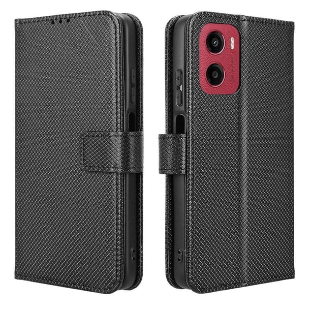 Funda Billetera para TCL NxtPaper 60 Ultra 5G con Ranuras y Soporte Marrón