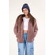 thumbnail image 2 of Poleron Sherpa Mujer Full Zipper Y Capucha Vw8765, 2 of 2