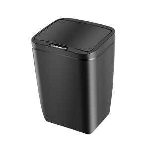 Magideal - Botes De Basura Para Baño Con Tapa, Bote De Basura Automático, Bote De Basura Sin Contacto Para Sala De Estar , Negro