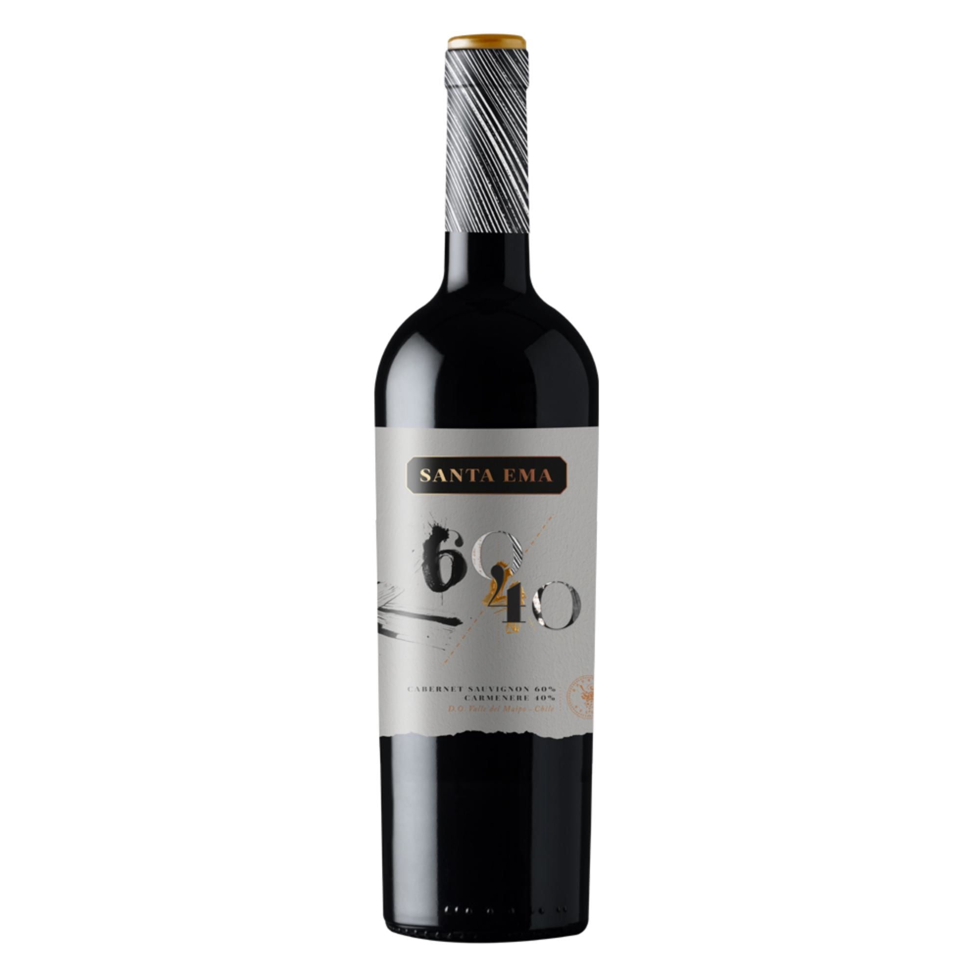 Vino Tinto Cabernet Sauvignon- Carmere Select 13.5° Botella 750 ml Santa Ema