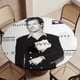 thumbnail image 5 of Harry Styles-theme Fitted Round Tablecloths Elastic Edged Table Covers Waterproof Table Cloth for Kitchen Holiday Party Tables Decor 120cm, 5 of 6