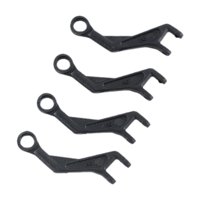 Magideal - 4 Varillas De Enlace Para Modelos De Avión, Piezas De Repuesto, Fácil Instalación, Resistentes Y Ligeras, Para Bricolaje, Para Wltoys Xk K123 K170 Xk