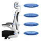 thumbnail image 4 of Silla Oficina Escritorio Ergonomica Norplat Lumbar Pro 4d  Negro Y Blanco Malla, 4 of 12