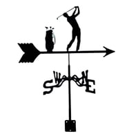 Ioensy - Veleta Meteorológica, Indicador De Dirección Del Viento Para Techo, Decoración Al Aire Libre, Juego De Golf