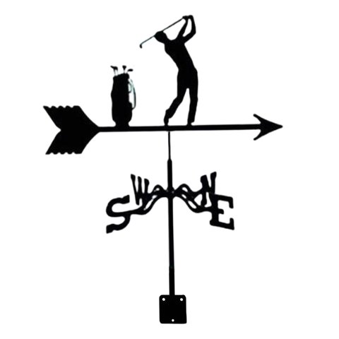 Ioensy - Veleta Meteorológica, Indicador De Dirección Del Viento Para Techo, Decoración Al Aire Libre, Juego De Golf