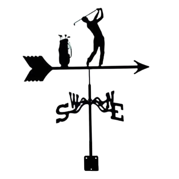 Veleta Meteorológica, Indicador De Dirección Del Viento Para Techo, Decoración Al Aire Libre, Juego De Golf