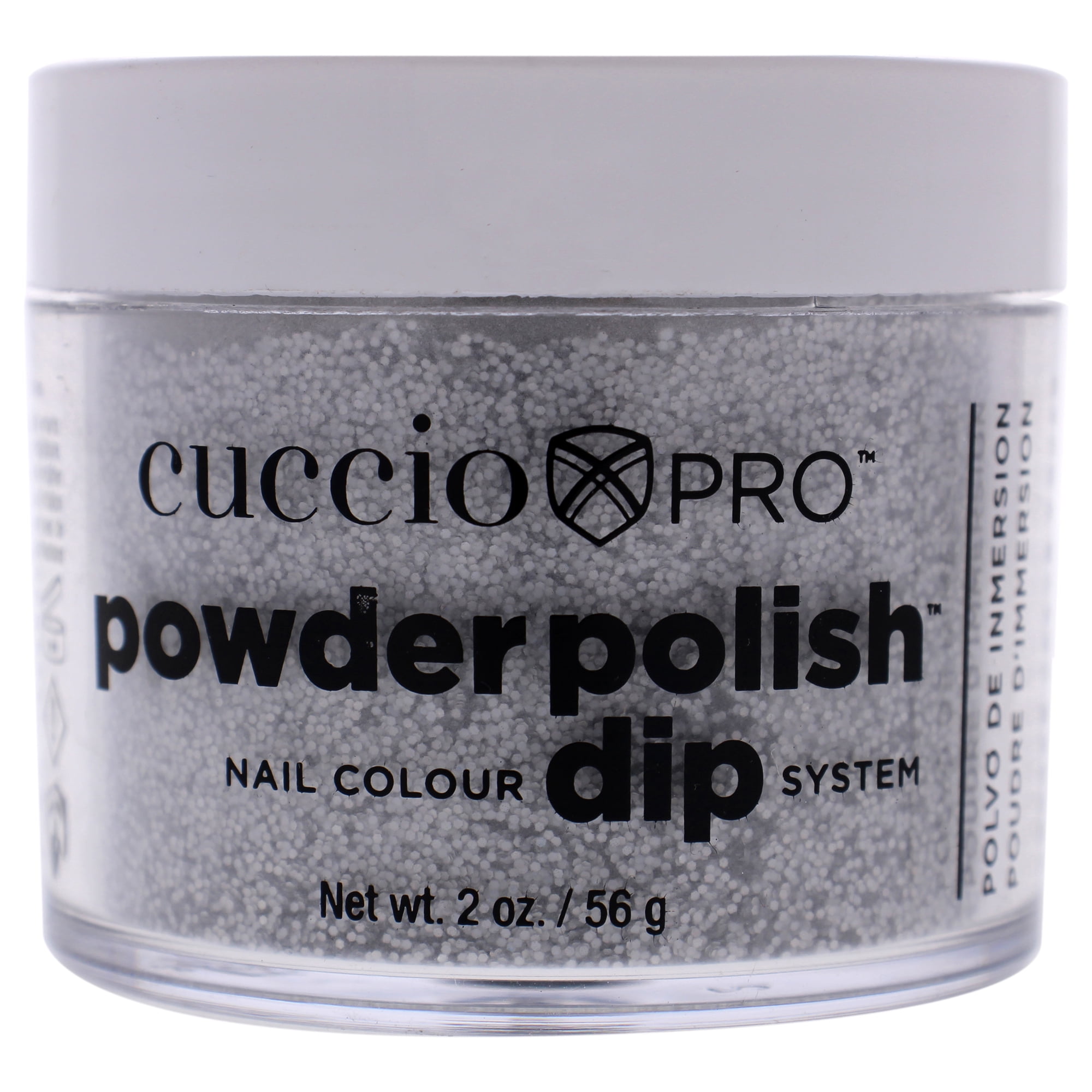Cuccio Colour - Sistema De Inmersión De Color De Uñas De Esmalte En Polvo Profesional - Brillo Plateado Profundo De Para Es - Polvo De Uñas