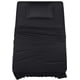 thumbnail image 1 of Juego De Sábanas Twin De Microfibra Cepillada Color Negro, 1 of 7