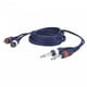 thumbnail image 1 of Cable Audio 2rca A 2plug 6.3mm 1.5mts, 1 of 1