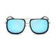 thumbnail image 2 of Gafas de sol de moda europeas y americanas con el mismo estilo, montura de metal, doble haz, personalidad, montura grande, gafas de sol vintage, 2 of 5