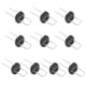 thumbnail image 1 of 40 unids / set grapas para paisaje, clavijas para césped, fácil instalación, resistentes, antioxidantes, en apariencia de U, alfileres para césped, estacas, 1 of 5