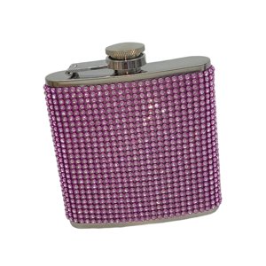 Magideal - Botella Para Beber De 180Ml, Hervidor A Prueba De Fugas, Botella De Acero Inoxidable, Fácil Llenado Para Fiestas, , Camping, Senderismo, Bodas , Rosado