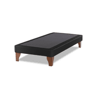 Importclick - Base Elegante Cama Europea 1.5 Plaza 105X190 Cm Negro Linio