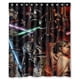 thumbnail image 1 of Cortina de ducha de Star Wars, juego de cortina de baño con ganchos, tamaño 60 x 72 pulgadas, 1 of 3