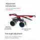 thumbnail image 5 of Lupa binocular DENTAWKI 3.5X/2.5X LED plateada, 5 of 7