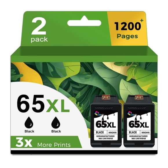 Cartucho de tinta Ubinki 65XL negro de repuesto para HP Ink 65
