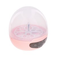 Magideal - Incubadora De Huevos, Incubadora De Huevos Mini De Incubación De Huevos De Aves De Corral Con Control Automático De Temperatura Incubadora De 3 Huevo Auto Rosa