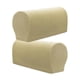 thumbnail image 3 of 1 Par De Fundas Protectoras Para Reposabrazos De Sofá Y Muebles A Cuadros De Franela, Color Beige, 3 of 4