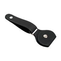 Magideal - Correas Adaptadoras Para Clavijero De Cuero Sintético Con Estuche Organizador Para Púas, Soporte Para Correa De Cuello De Guitarra Para Ukelele Y Bajo Negro
