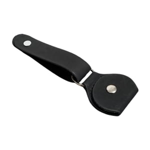 Magideal - Correas Adaptadoras Para Clavijero De Cuero Sintético Con Estuche Organizador Para Púas, Soporte Para Correa De Cuello De Guitarra Para Ukelele Y Bajo Negro