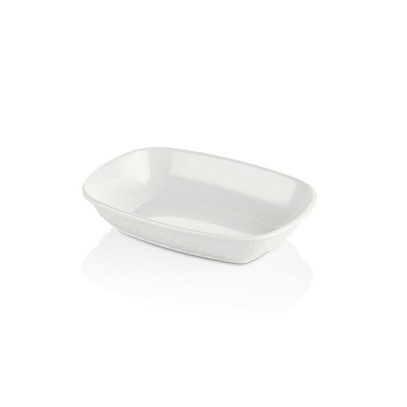 Pocillo Melamina Rectangular Blanco 17 X 12 5 X 3 4 Cm Linea Kplus